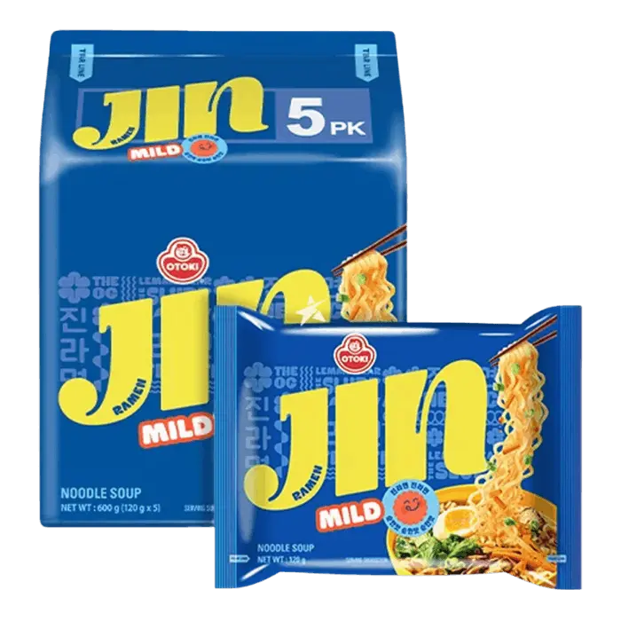 OTTOGI JIN Ramen Mild Big Bag (120gx5)
