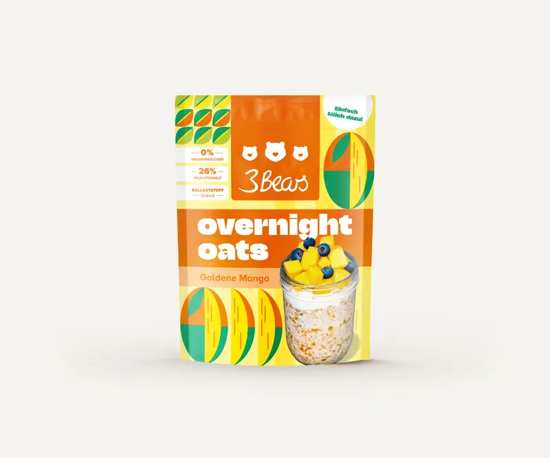 Overnight Oats – Goldene Mango