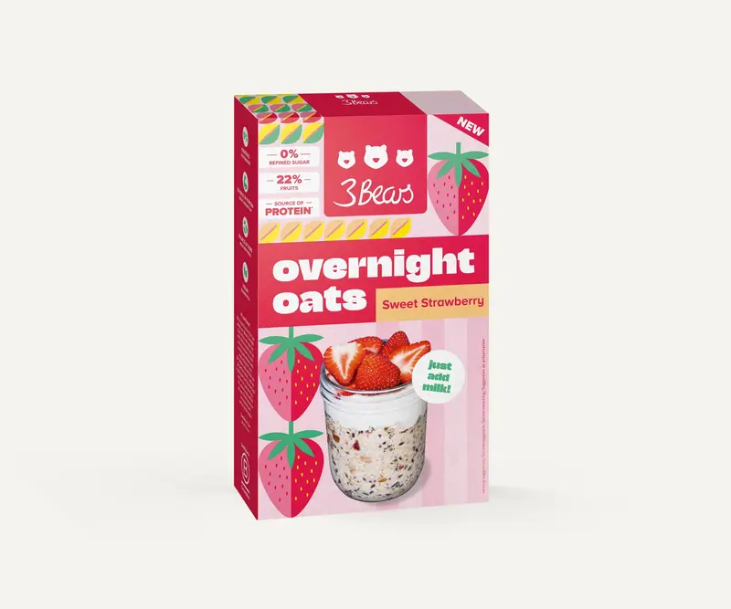 Overnight Oats – Sweet Strawberry