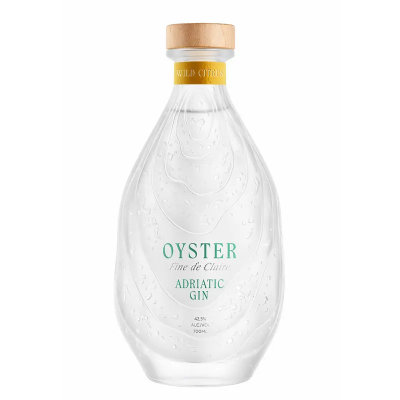 Oyster Fin de Claire Adriatic Gin Wild Citrus