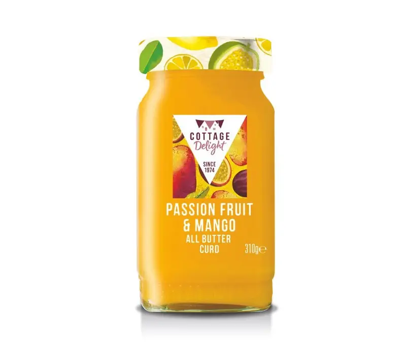 Passion Fruit & Mango All Butter Curd von Cottage Delight