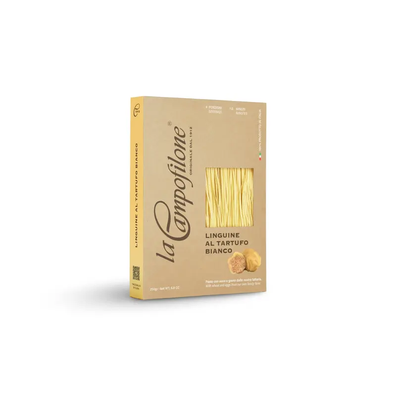 Pasta all' uovo LINGUINE AL TARTUFO BIANCO, 250gr
