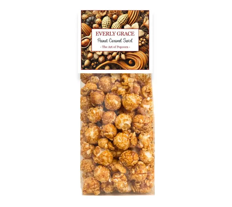Peanut Caramel Swirl Popcorn von Everly Grace