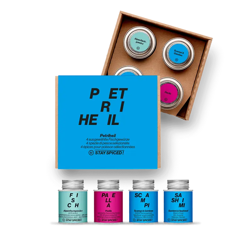PETRI HEIL | Gewürze Set | 4er Geschenkbox