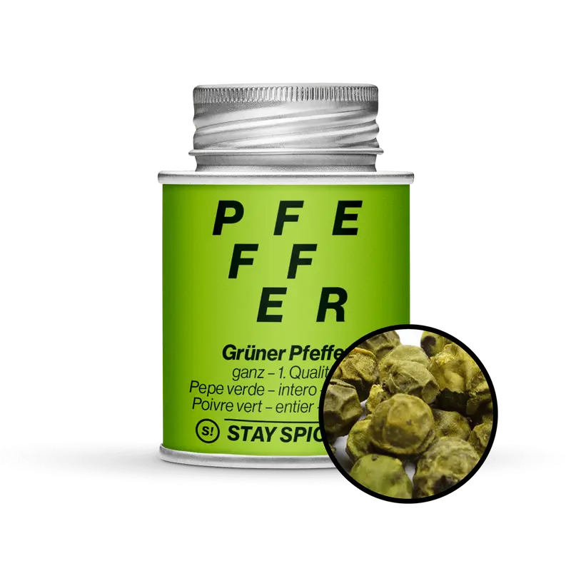 Pfeffer grün ganz "Malabar - 1.Qualität"
