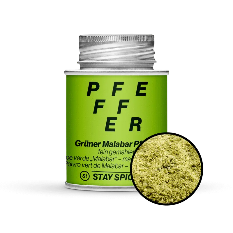 Pfeffer grün gemahlen "Malabar"