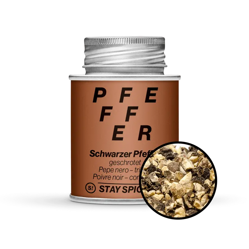 Pfeffer schwarz geschrotet - Brasilien
