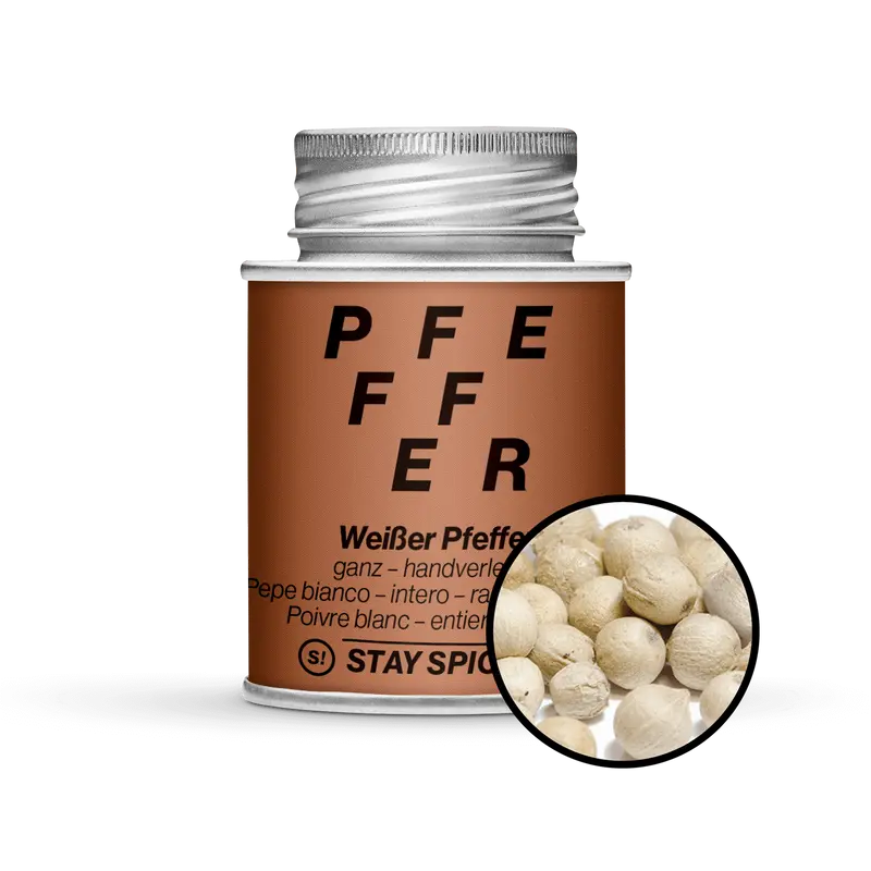 Pfeffer weiss ganz handverlesen