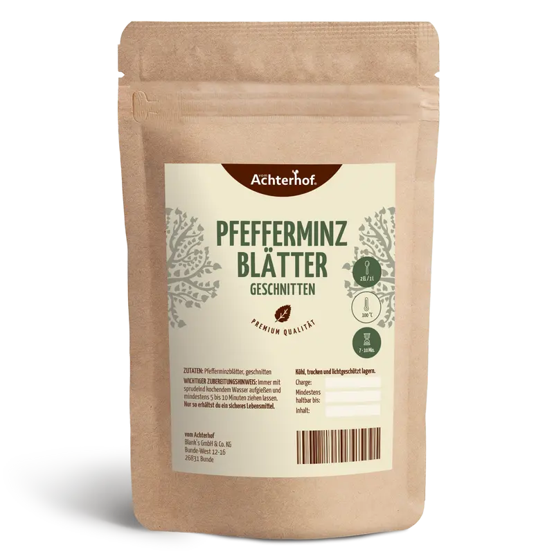 Pfefferminzblätter geschnitten (250g)