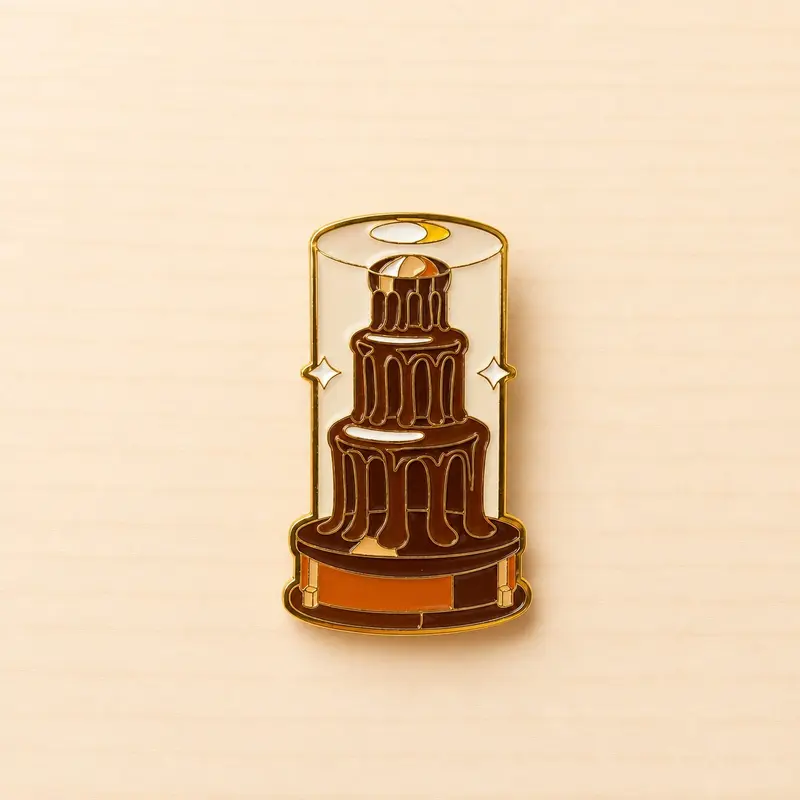 Pin Collectible Chocoversum Schokobrunnen