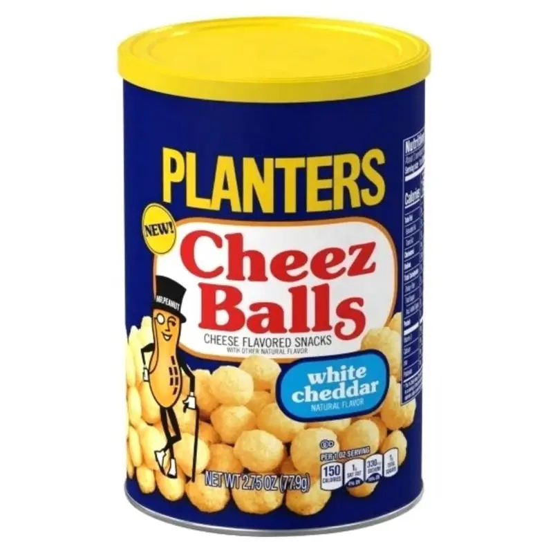 Planters Cheez Balls White Cheddar, snack mit Cheddar-Käse, 77,9g