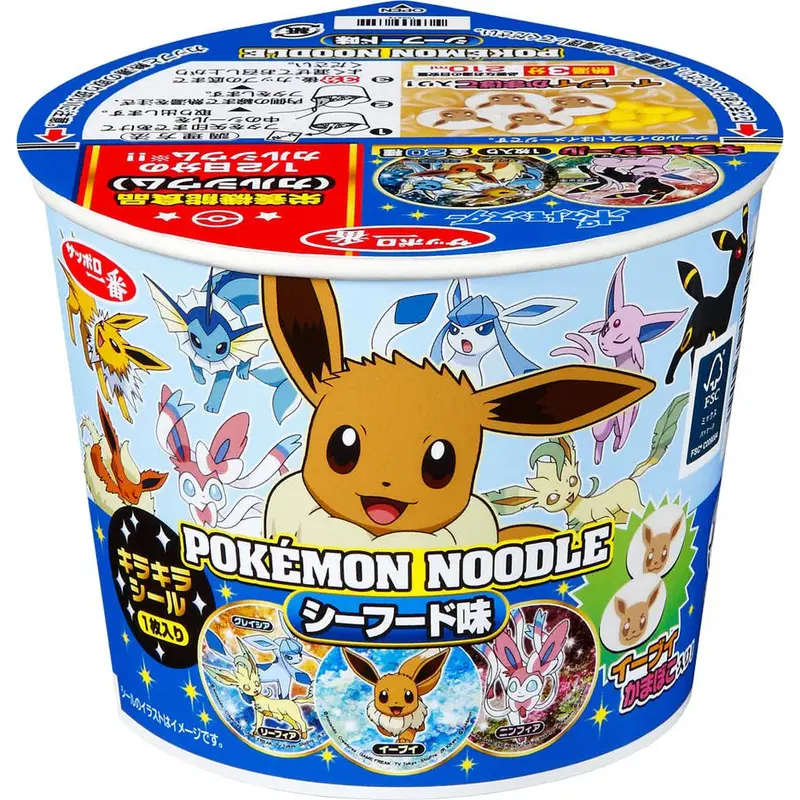 Pokemon Noodle Seafood Aji 37g