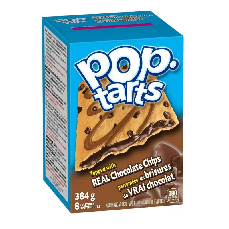 Pop Tarts Chocolate Chips, mit Schokolade gefüllte Kekse, 384g