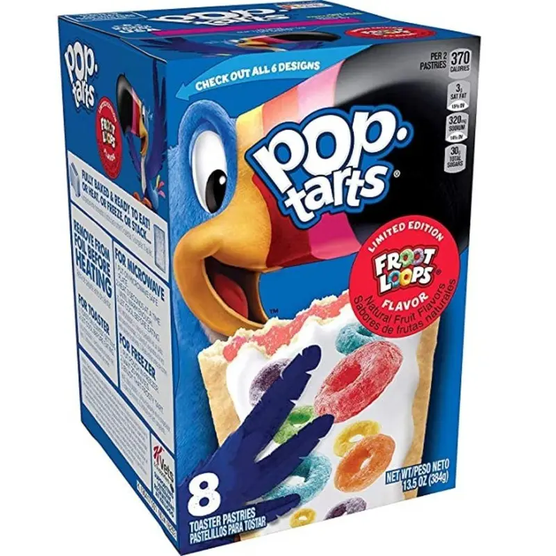 Pop Tarts Froot Loops, Froot Loops Getreidekekse 384g