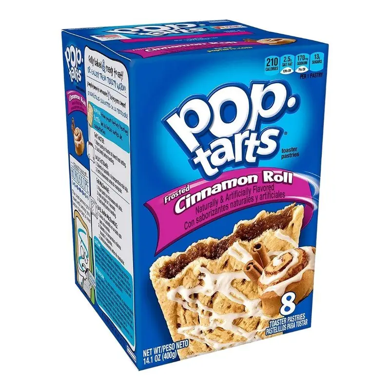 Pop Tarts Frosted Cinnamon Roll, mit Zimtcreme gefüllte Kekse von 384g