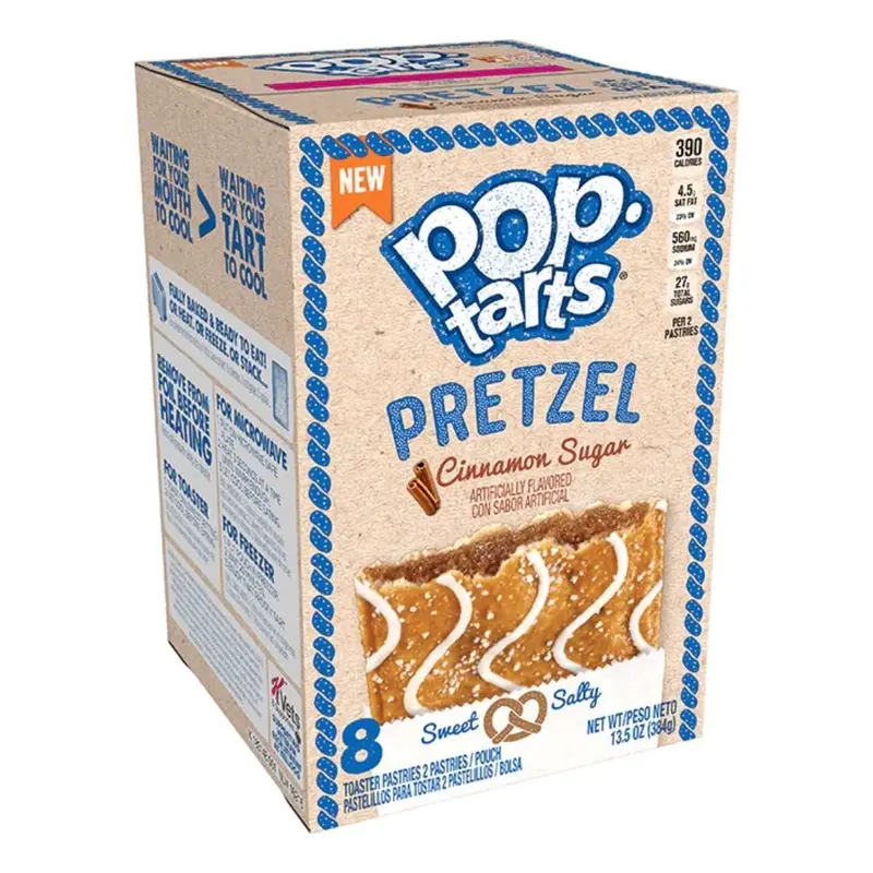 Pop Tarts Pretzel Cinnamon, Brezelkekse mit Zimt 384g
