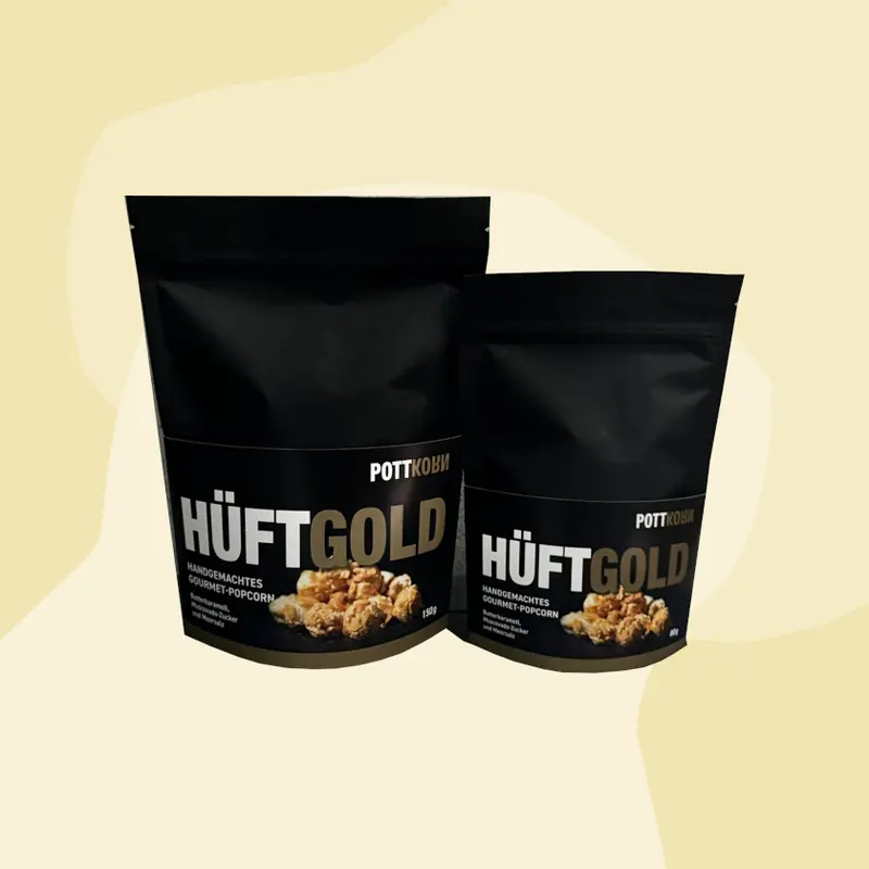 Popcorn Hüftgold mit Butterkaramell, Zucker und Salz
