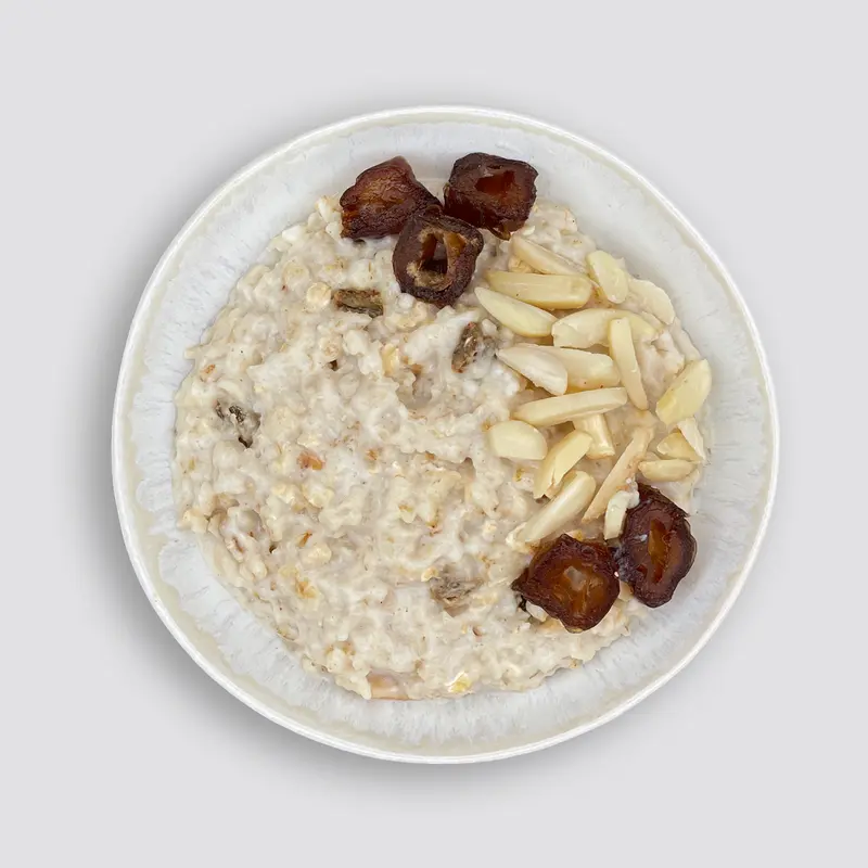 Porridge Buchweizen Mandel Dattel