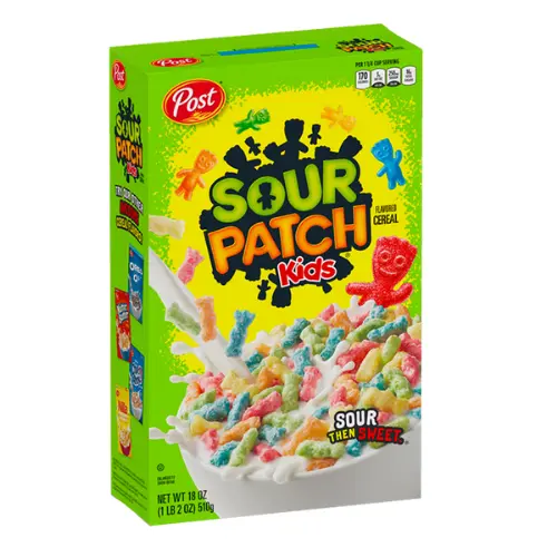 Post Sour Patch Kids Cereal, 311g Packung Sour Patch Fruchtgetreide