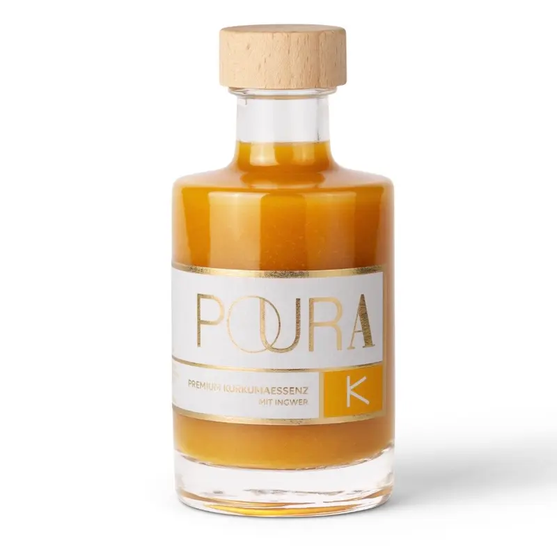 Poura Bio Kurkumasirup mit 35% Kurkumasaft, 195ml