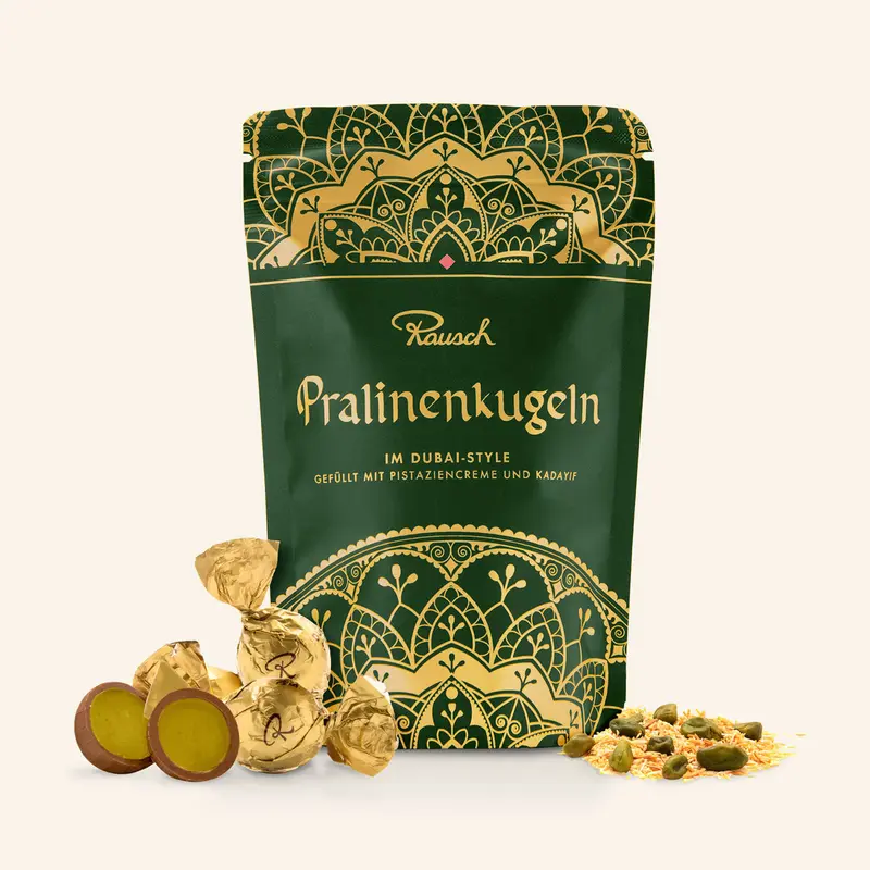 PRALINENKUGELN DUBAI STYLE VOLLMILCH | 12 St.