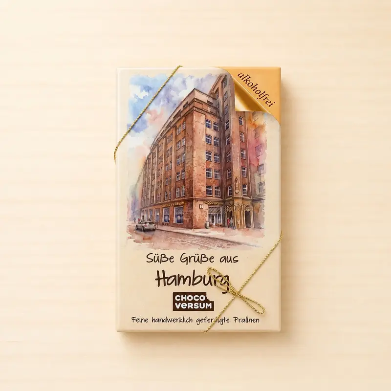 Pralinenmischung-Buchpackung - Chocoversum, 75g