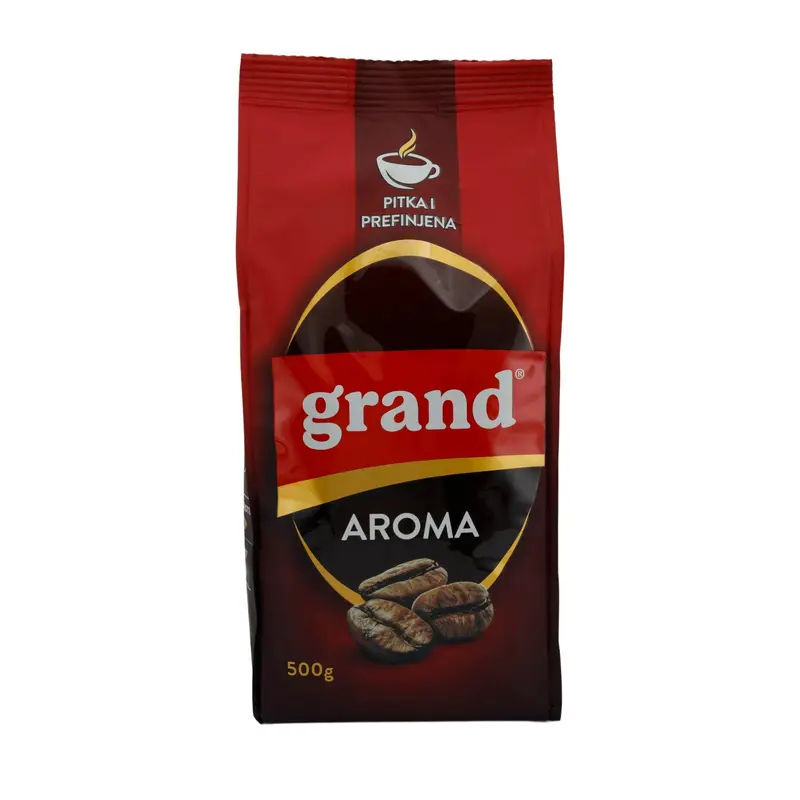 Premium Kaffee Grand Aroma | Kaffee | Vollmundiges Aroma | 500 g Verpackung