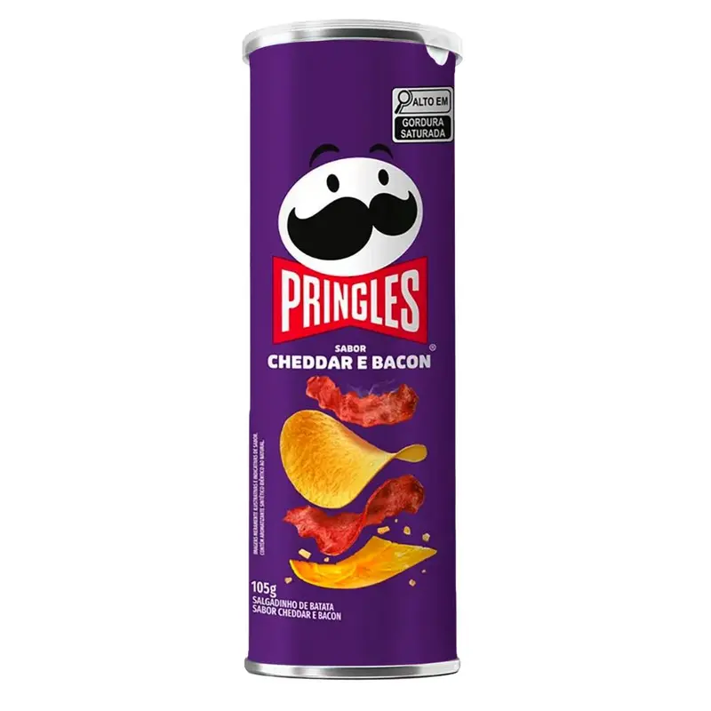 Pringles Cheddar und Bacon, Chips mit Cheddar- und Bacon-Geschmack in 105g