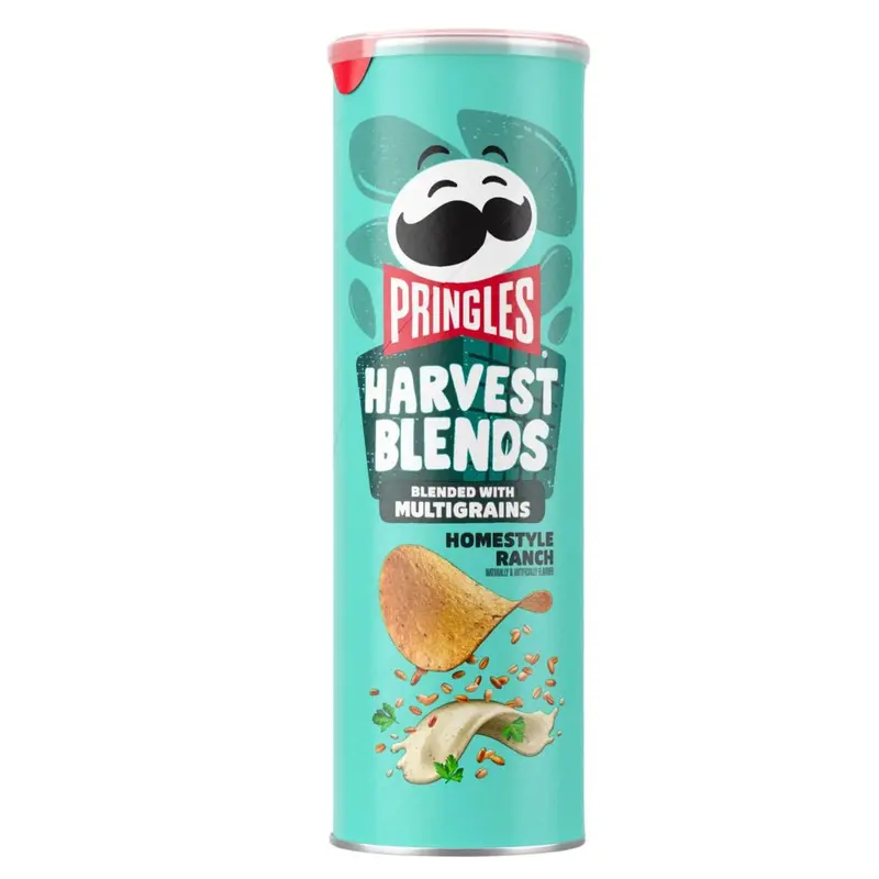 Pringles Harvest Blends Homestyle Ranch, Chips mit Ranch-Dressing-Geschmack, 158g