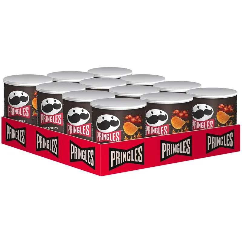 Pringles Hot & Spicy Chips Mini 12 x 40g