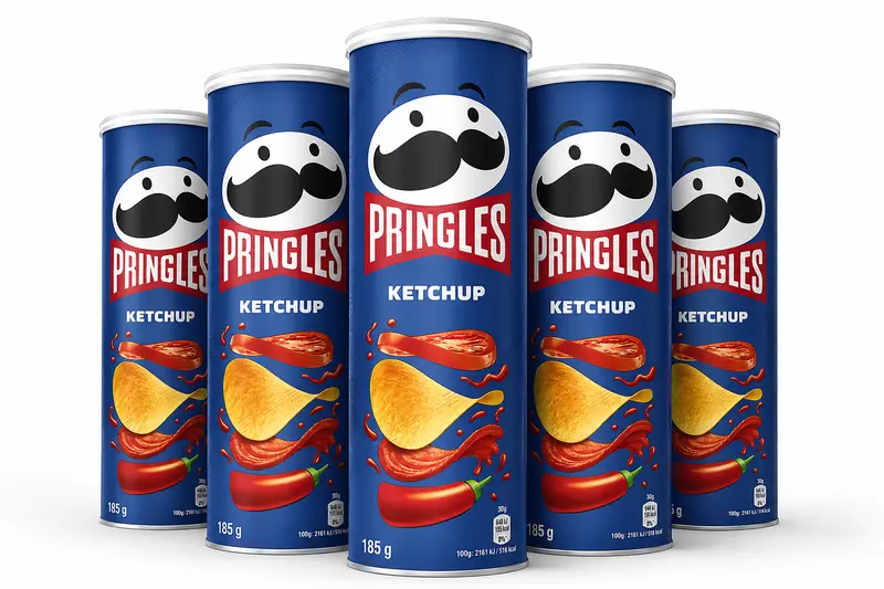 Pringles Ketchup Chips 5 x 185g