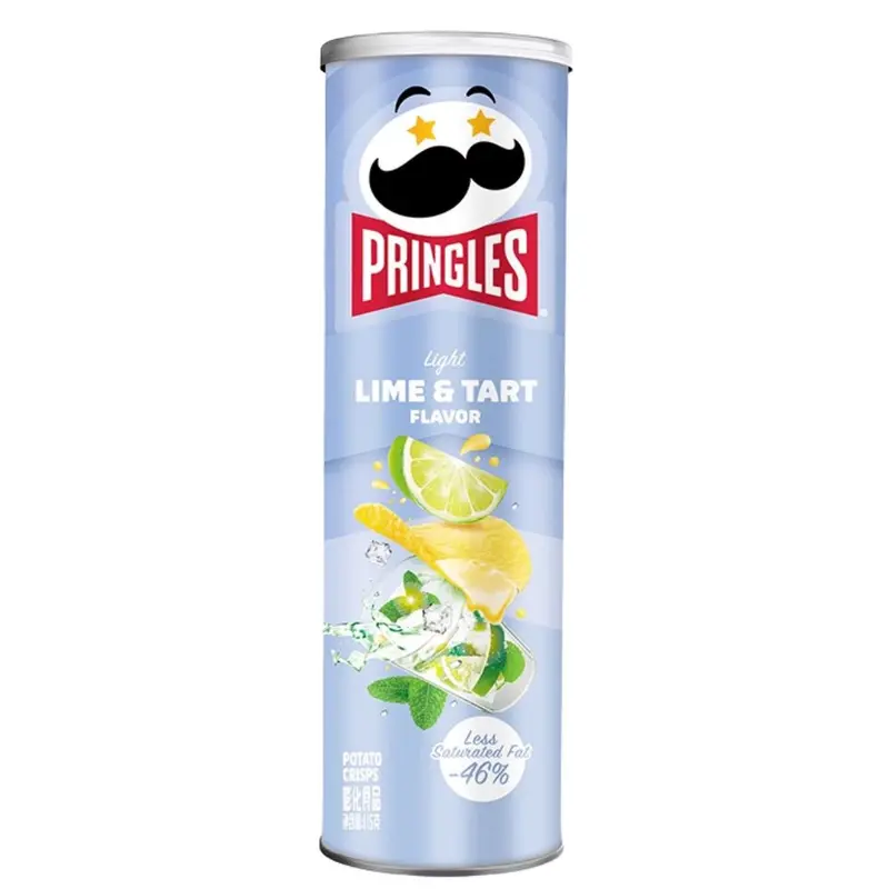 Pringles Light Lime and Tart, Chips mit Limettenkuchen-Geschmack 115g