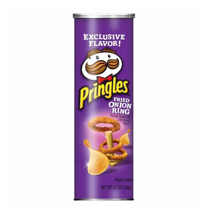 Pringles Onion Rings, frittierte Zwiebelringe Chips aus 158g