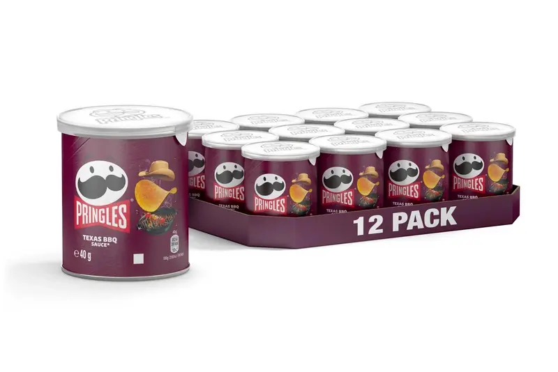 Pringles Texas BBQ Sauce Chips Mini 12 x 40g