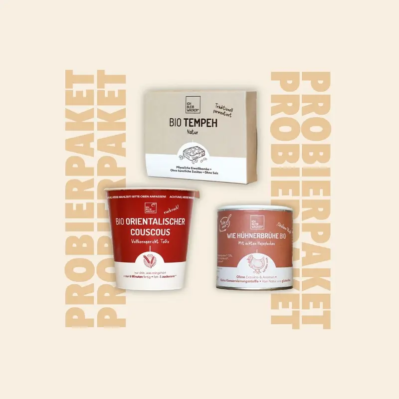 Probierpaket Tempeh-Mahlzeit Bio
