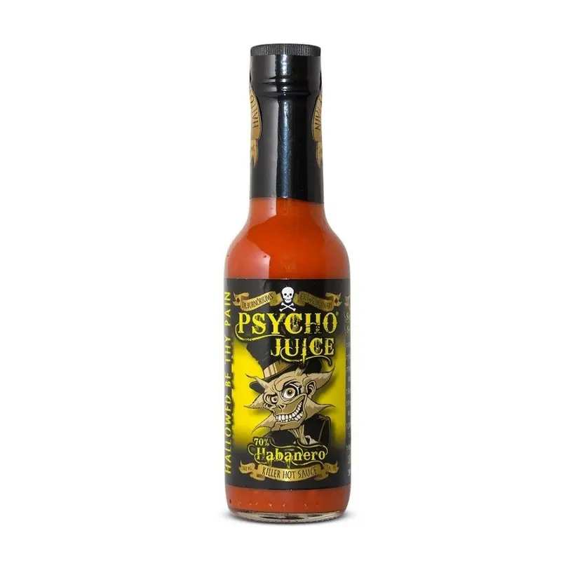 Psyco Juice Habanero, scharfe Soße mit Habanero-Chili aus 148ml