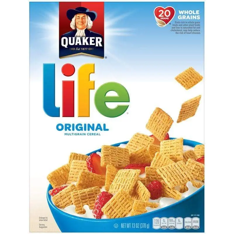 Quaker Life Original, 370g Packung Müsli