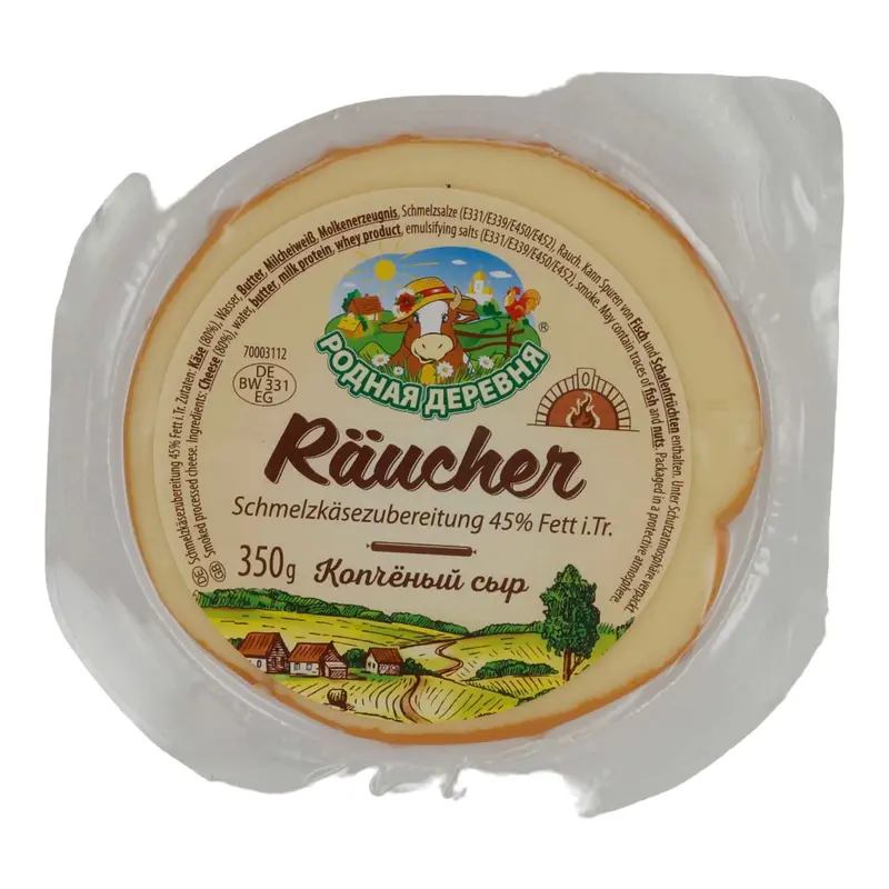 RAEUCHERSCHMELZKAESE 350G 45 % FETT
