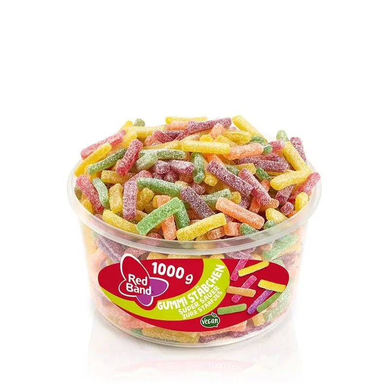 Red Band Gummi Stäbchen super sauer 500er