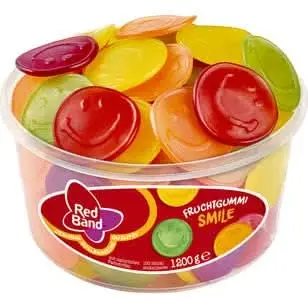 Red Band Smile Fruchtgummi 100 Stück