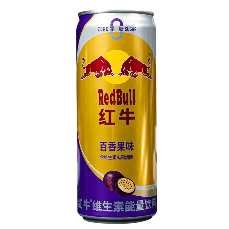 Red Bull Passion Fruit Asia, Energy-Drink mit Passionsfruchtgeschmack, 325 ml