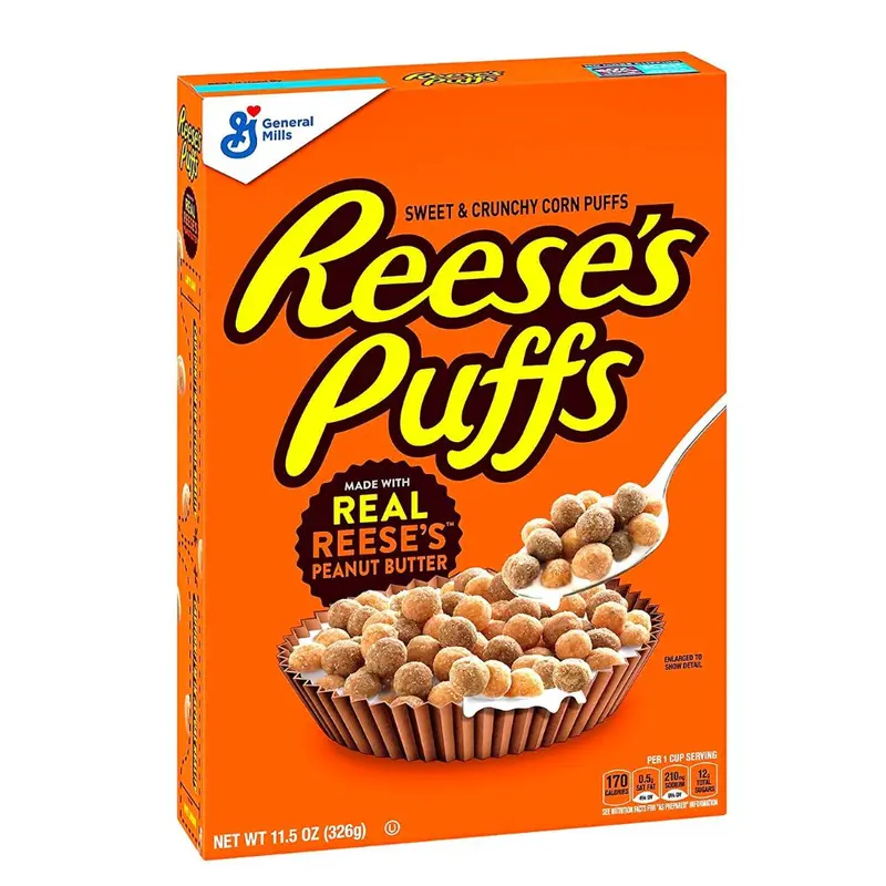 Reese's Peanut Butter Puffs Müsli mit Kakao und Erdnussbutter 326g