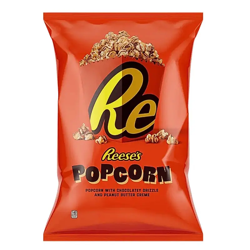 Reese's Popcorn, Popcorn mit Reese's-Geschmack mit Erdnussbutter und Schokolade, 64g