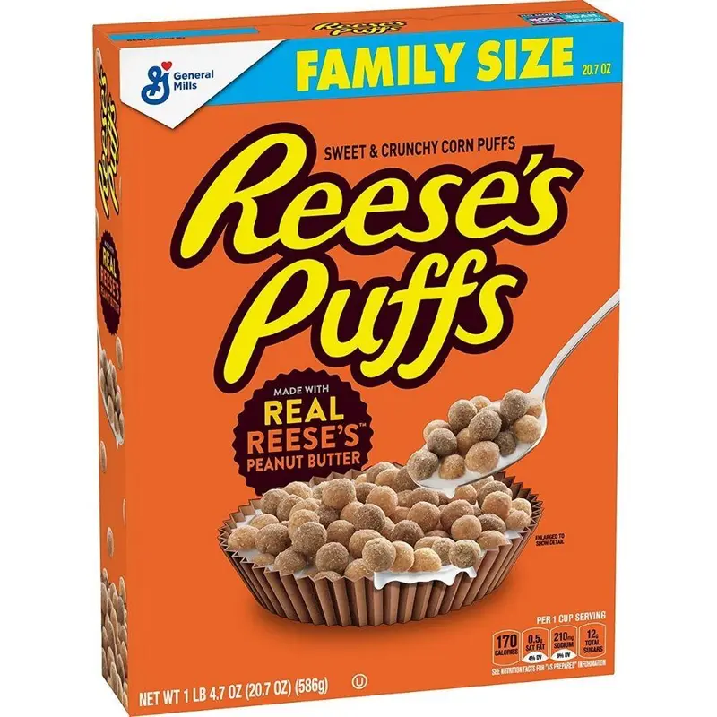 Reese's Puffs, Erdnussbutter-Cerealien mit 586g