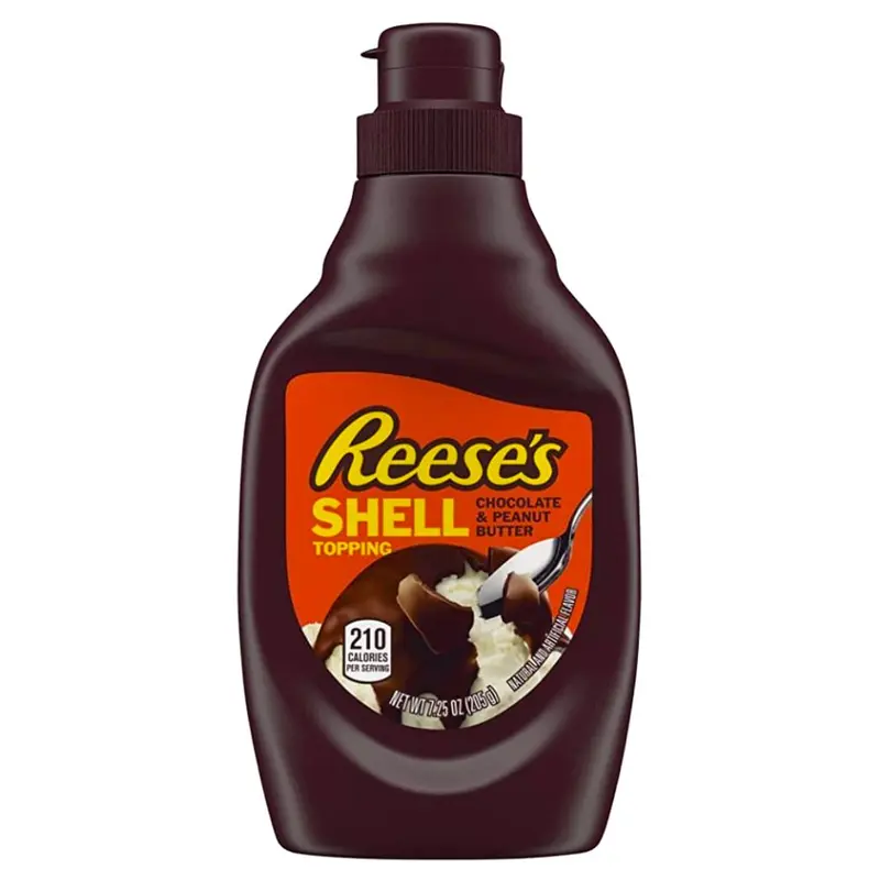 Reese's Shell Topping, Schokoladen- und Erdnussbutter-Topping 205g