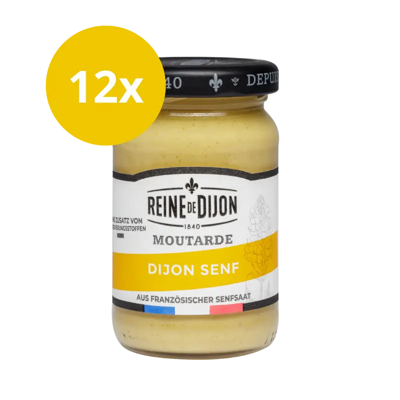 Reine de Dijon Dijon Senf 12 x 91ml