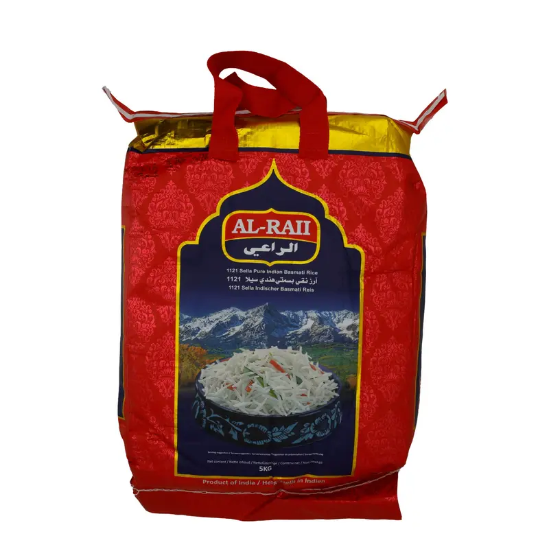 Reis Al-Raii 1121 Sella Pure Indian Basmati | Aromatischer Duft | | 5 kg