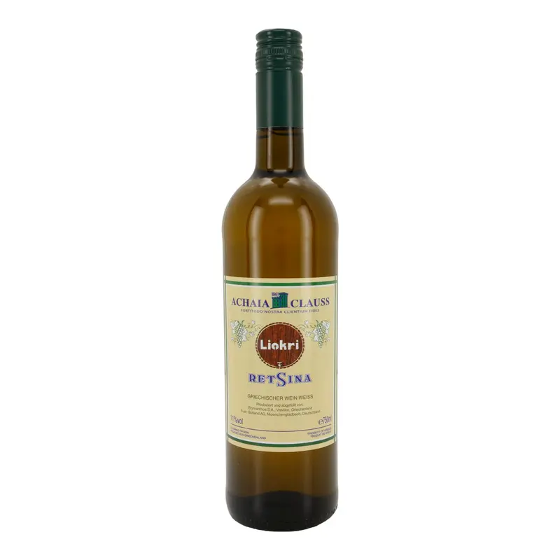 Retsina Liokri | Weißwein mit Harz | Achaia Clauss | 11,5 % vol. | 750 ml