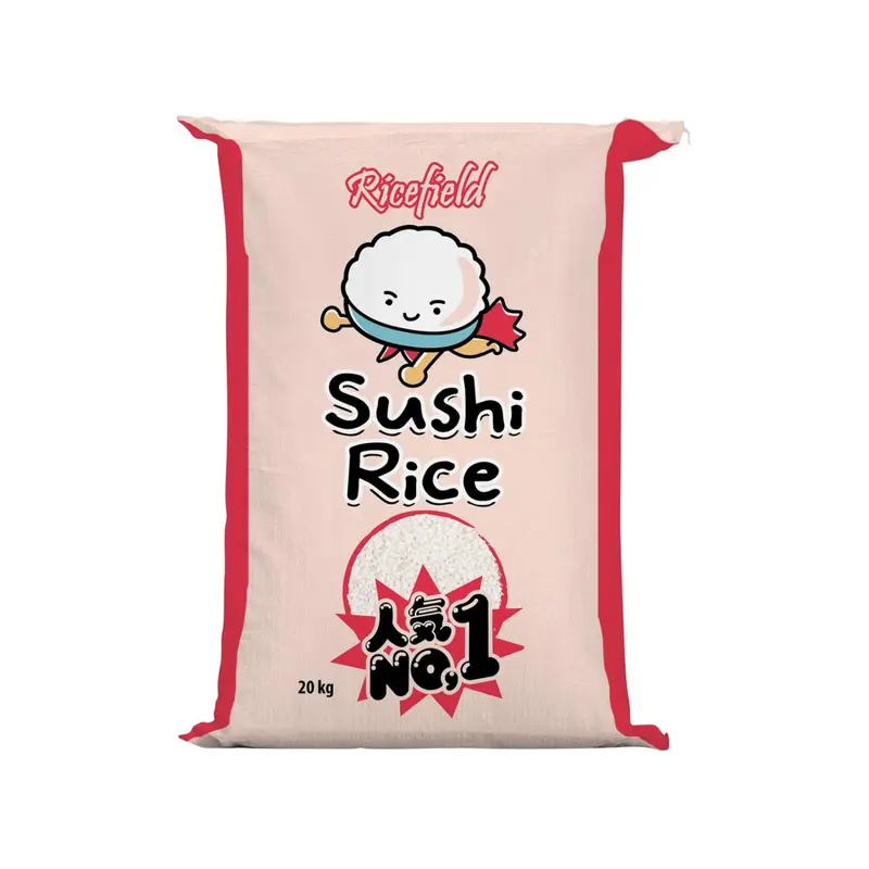RICEFIELD Sushi Reis, Rundkorn Japonica 20kg