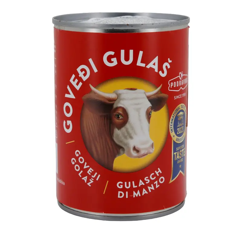 Rindergulasch Podravka | Fleisch | Herzhaft, kroatisch | 400 g